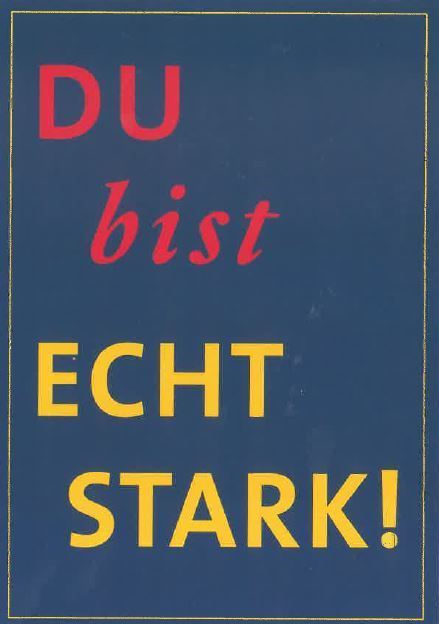 Postkarte "Du bist ECHT STARK!"