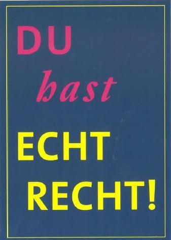 Postkarte "Du hast ECHT RECHT!"