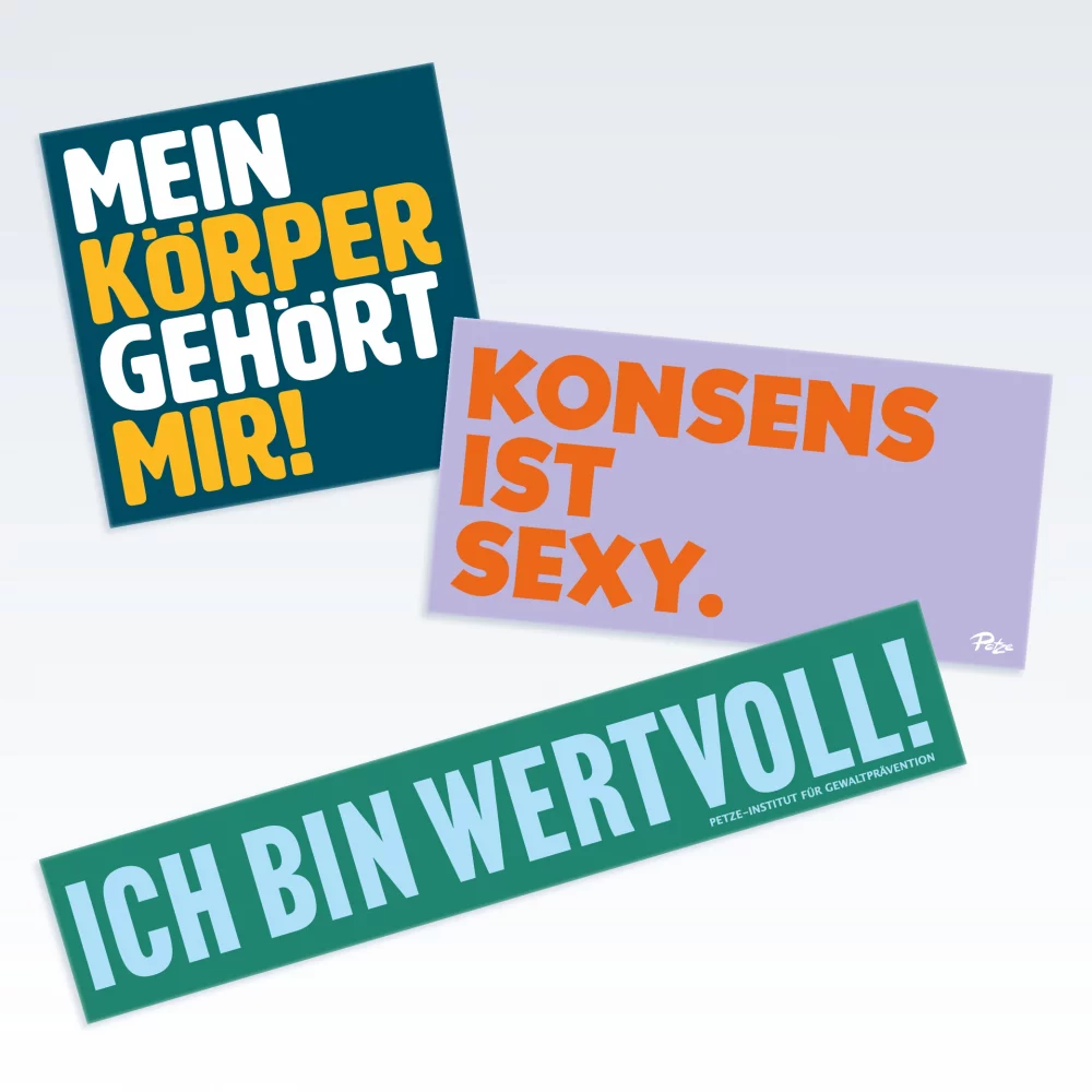 Sticker-Set: Starke Botschaften 3er-Set